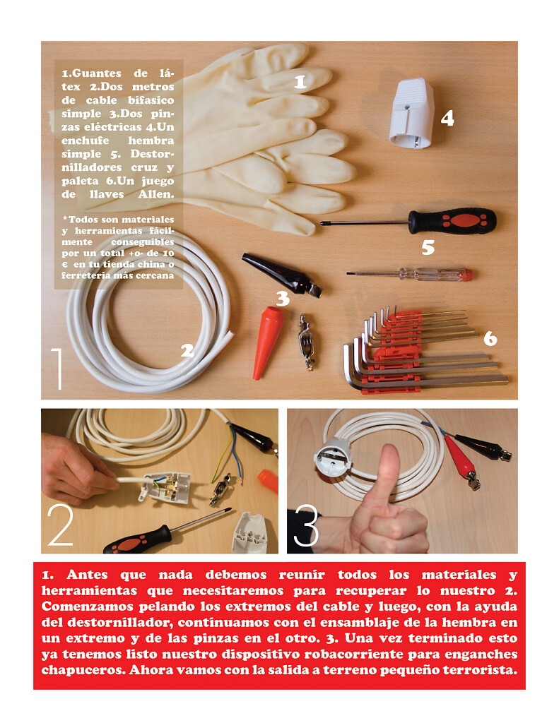 Makeshift taps manual