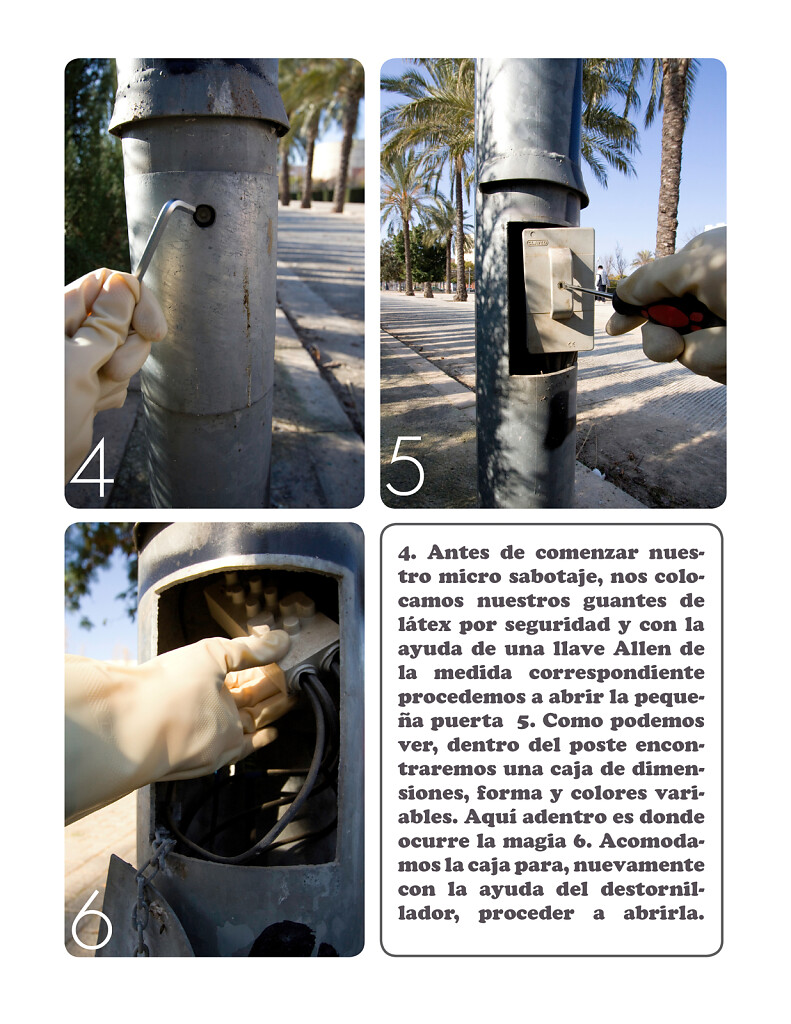 Makeshift taps manual